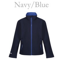 Load image into Gallery viewer, Young Rider Soft Shell Jacket - Navy/Blue
