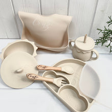 Load image into Gallery viewer, Beige Silicone Weaning Set
