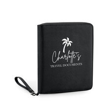 Load image into Gallery viewer, Travel Document Organiser - Documents Palm Tree
