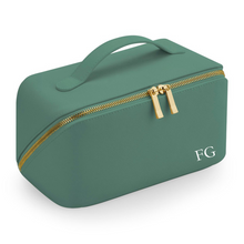 Load image into Gallery viewer, Flat Lay Make Up Bag - Sage Green Large
