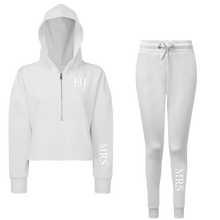 Load image into Gallery viewer, Mrs Cropped Hoodie &amp; Jogger Set
