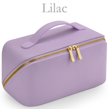 Load image into Gallery viewer, Flat Lay Make Up Bag - Lilac Large
