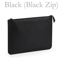 Load image into Gallery viewer, Document / Laptop Holder - Black (Black zip)
