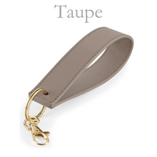 Load image into Gallery viewer, Loop Keyring Initials -  Taupe
