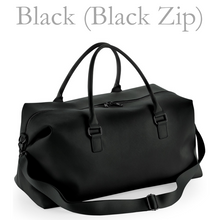 Load image into Gallery viewer, Weekend Bag - Black (Black Zip)
