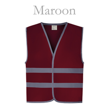 Load image into Gallery viewer, Young Rider Hi Vis Vest - Maroon
