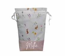 Load image into Gallery viewer, Pink Easter Drawstring Pouch
