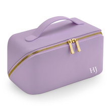 Load image into Gallery viewer, Flat Lay Make Up Bag - Lilac Large
