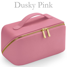 Load image into Gallery viewer, Flat Lay Make Up Bag - Dusky Pink Large
