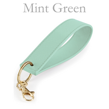 Load image into Gallery viewer, Loop Keyring Initials - Mint Green
