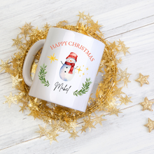 Load image into Gallery viewer, Happy Christmas Mug - Snowman
