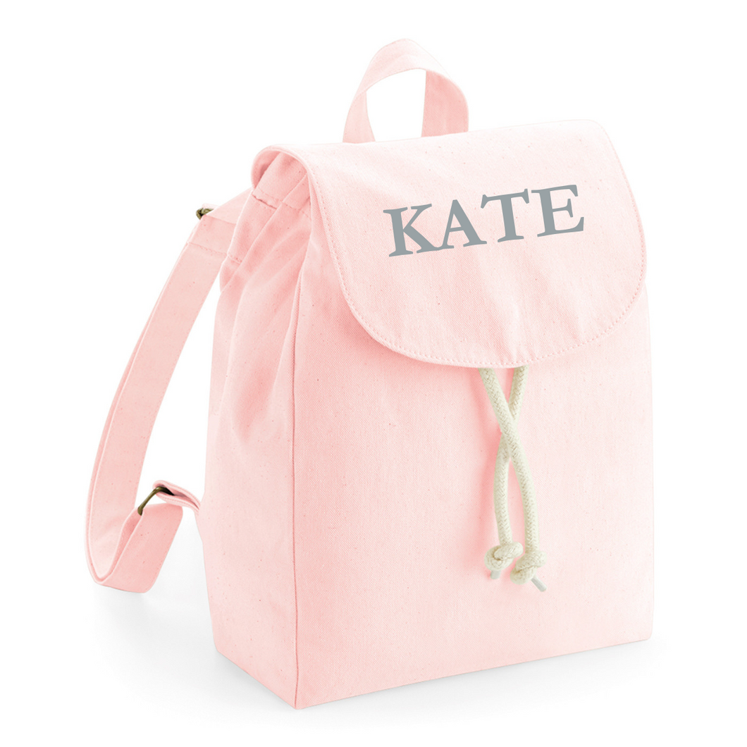 Backpack Pink Name