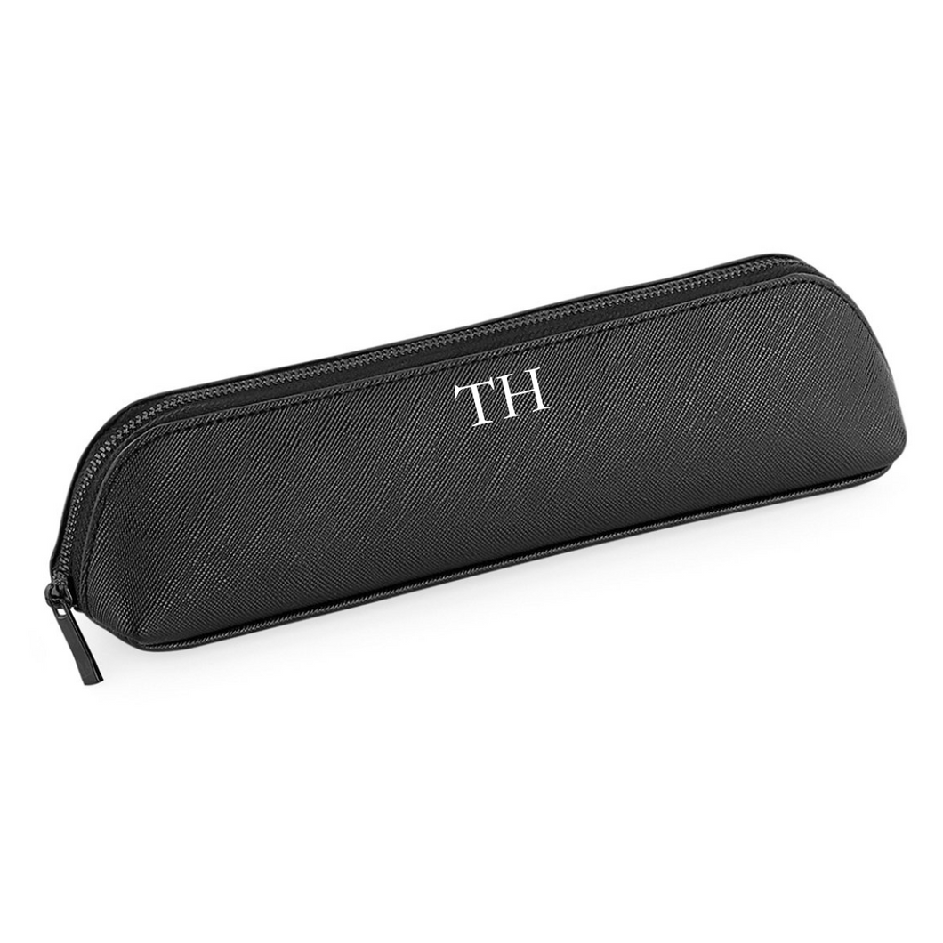 Small Accessories Case - Black (Black Zip)