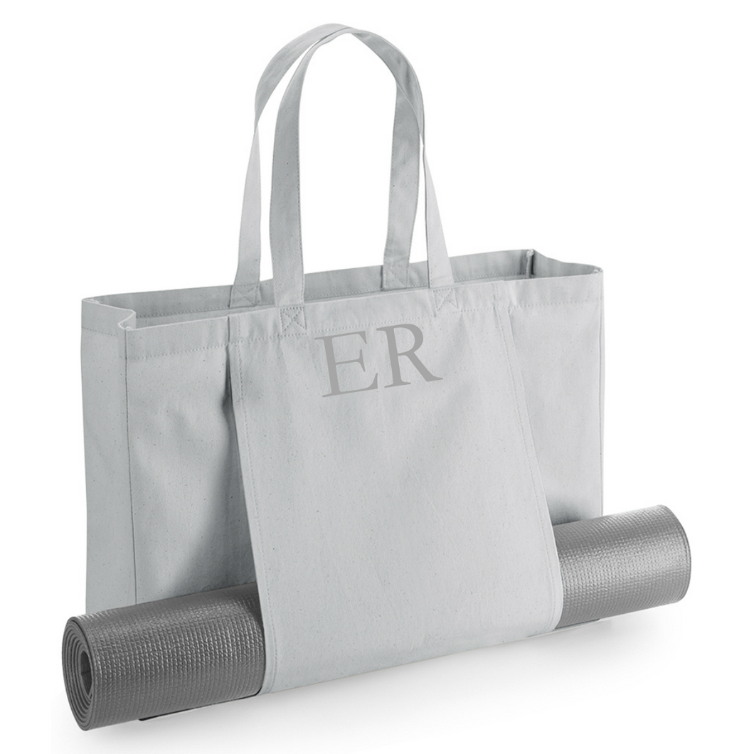 Fitness Tote Bag Grey