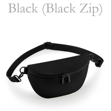 Load image into Gallery viewer, Waist Bag - Black (Black Zip)
