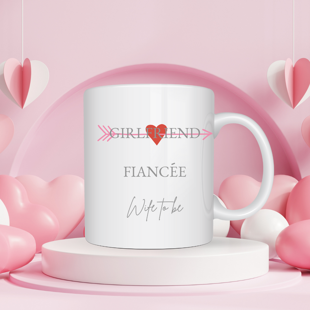 Valentines Girlfriend, Fiancée, Wife to Be Mug