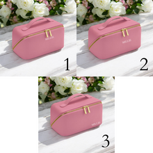 Load image into Gallery viewer, Name Lay Flat Make Up &amp; Accessories Bag Large
