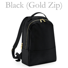 Load image into Gallery viewer, Backpack - Black (Gold Zip)
