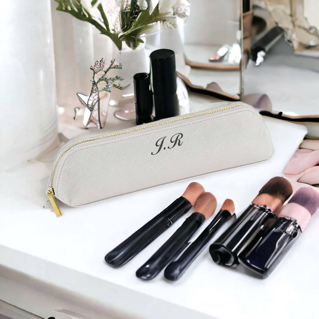 Make up Brush Case with Initials