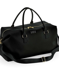 Load image into Gallery viewer, Black/Gold Weekend Bag
