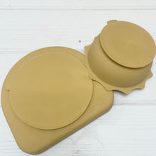 Load image into Gallery viewer, Mustard Silicone Weaning Set
