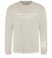 Load image into Gallery viewer, Adult&#39;s I Wear my Heart Sweatshirt
