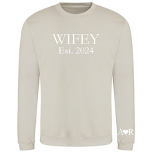 Load image into Gallery viewer, Wifey Sweatshirt
