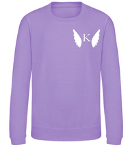 Load image into Gallery viewer, Children&#39;s Angel Wings &amp; Name Sweatshirt
