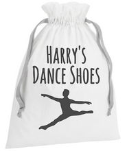 Load image into Gallery viewer, Personalised Dance Shoes Drawstring Bag
